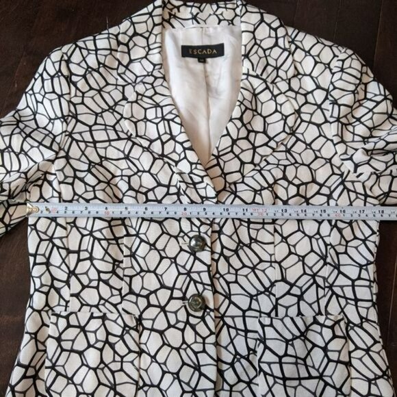 Escada geometric print  blazer - Picture 7 of 16